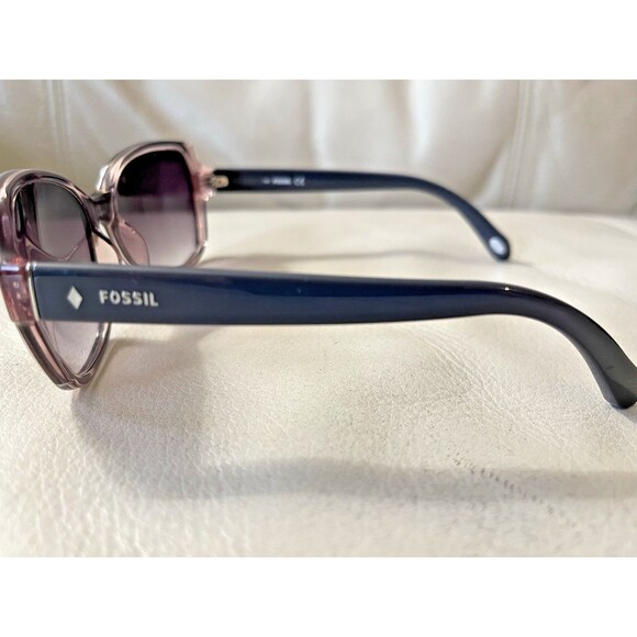 Fossil Womens Sunglasses Purple FOS3004S Square - Picture 4 of 11